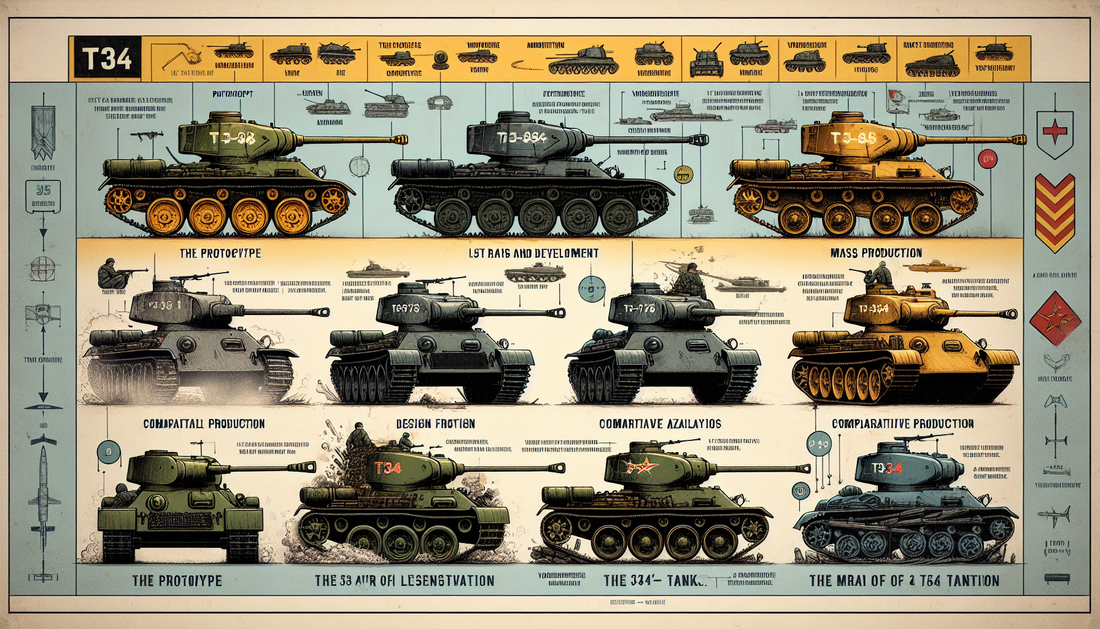 The Evolution of the T34 Tank: From Prototype to Legend